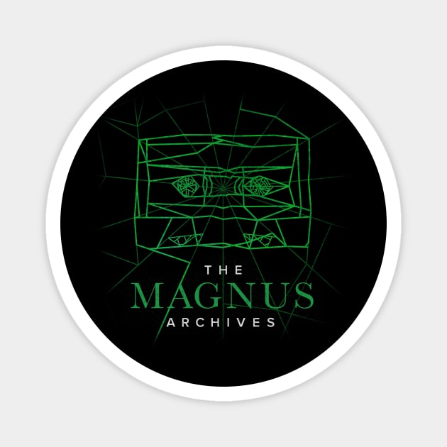 The Magnus Archives - S5 Logo (Transparent) Magnet by Rusty Quill